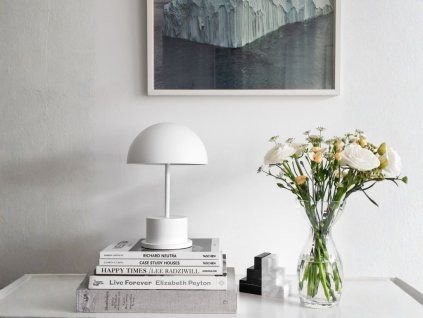 printworks prenosna stolni lampa riviera 28 cm white